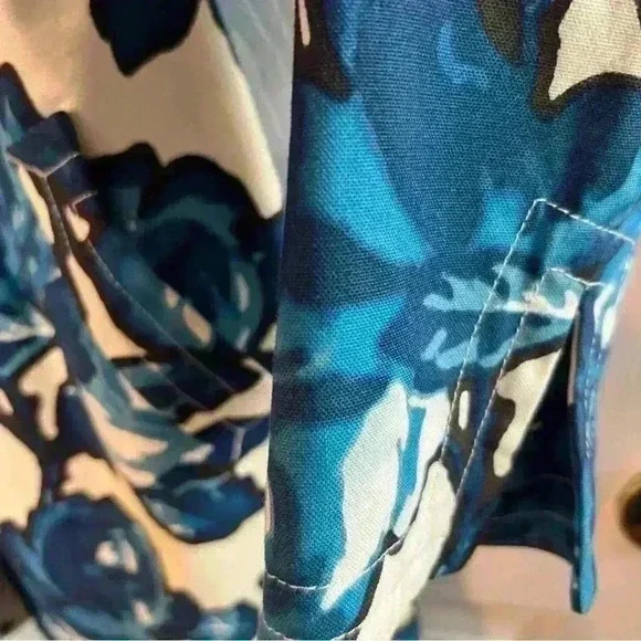 Etcetera Blue Floral Jacket Size 12 Coat - Picture 7 of 10